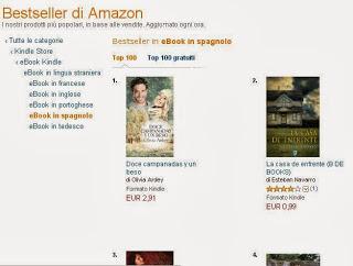 DOCE CAMPANADAS Y UN BESO nº 1 en Amazon España, México e Italia