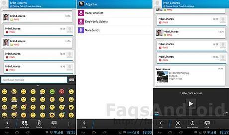 Blackberry Messenger o BBM para Android