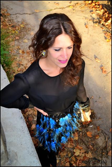 FALDA DISEÑADA Y CONFECCIONADA POR MÍ, LOOK NOCHEVIEJA