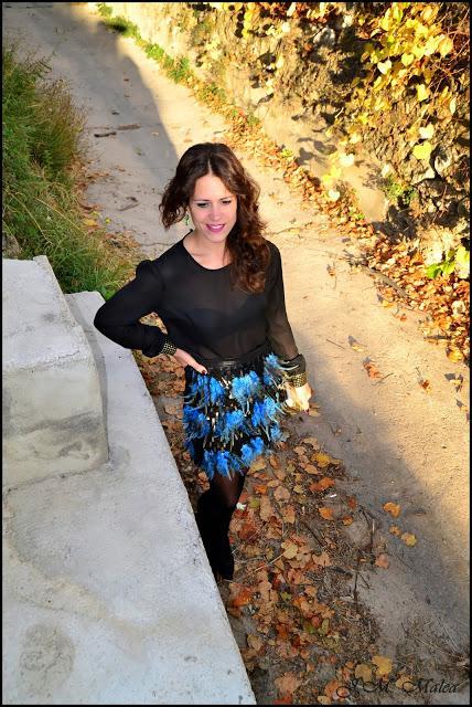 FALDA DISEÑADA Y CONFECCIONADA POR MÍ, LOOK NOCHEVIEJA