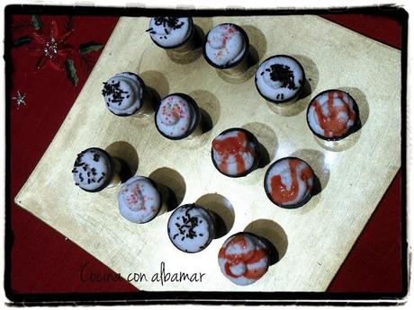 VASITOS DE CHOCOLATE RELLENOS.