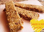 Barritas avena hornear