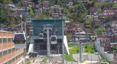Metrocable es un sistema ecointeligente de transporte en Medellín