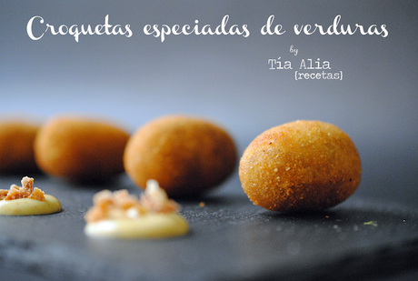 Croquetas especiadas de verduras