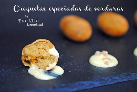 Croquetas especiadas de verduras