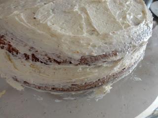 Tarta de Turrón y Chocolate Blanco