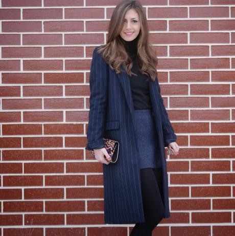 Pinstriped Coat