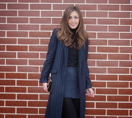 Pinstriped Coat