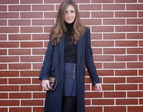 Pinstriped Coat