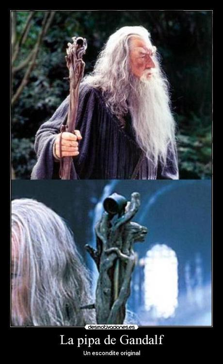 Gandalf y su pipa