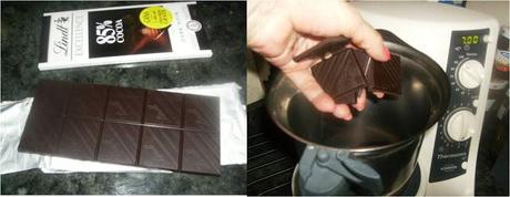 TARTA  TRES  CHOCOLATES