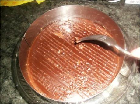 TARTA  TRES  CHOCOLATES