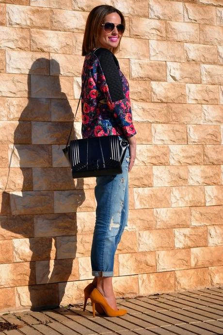 Boyfriend Jeans and Flowers