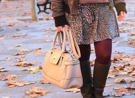 Burgundy and browns