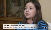 [VIDEO] Niña de 9 años sorprende al atender sola el parto de su madre