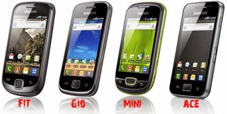 Android 4.4 para Samsung Galaxy Ace, Mini, Gio y Fit 