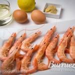 Ingredientes salsa de mostaza: huevo, mostaza de dijón, aceite y zumo de limón.