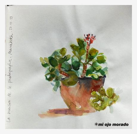 De urban sketcher por Marrakech