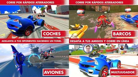 f4be783d4419aacce17921f61b0bcf006 Sonic & All Stars Racing Transformed ya disponible para Android