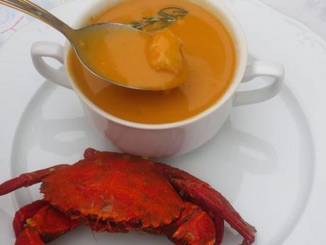 Crema de nécoras Ana Sevilla