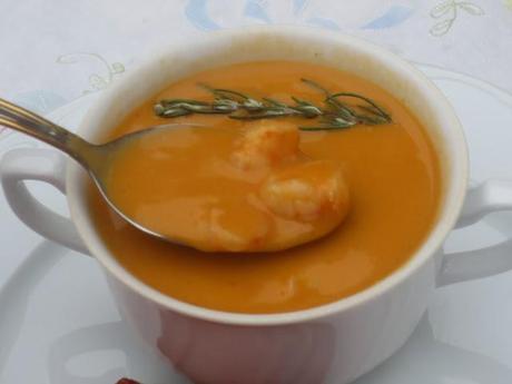 Crema de nécoras