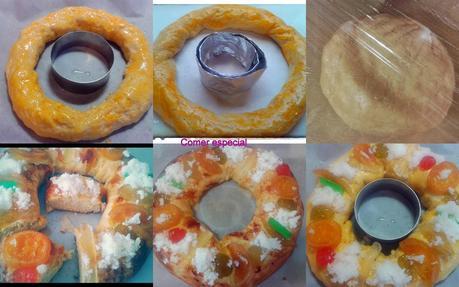 Roscón de reyes sin lactosa Roscón de reyes sin lactosa