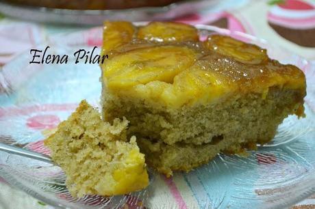 Pastel invertido de Plátano al Ron (Y mi blog cumple 3 añitos!!!) Pastel invertido de Plátano al Ron (Y mi blog cumple 3 añitos!!!)