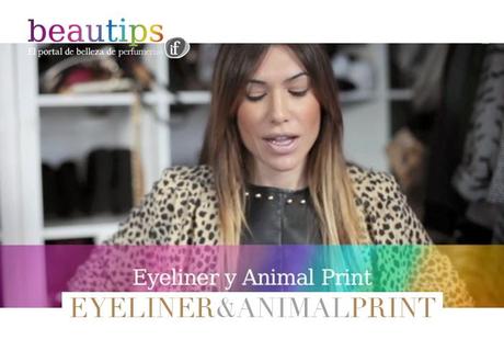 beautips barbara crespo make-up eyeliner animal print maquillaje beauty video report beautips.com