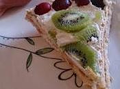 Tarta fácil hojaldre nata montada