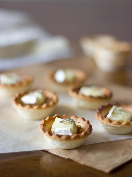 Tartaleta de queso con setas y cebolla caramelizada al Pedro Ximénez