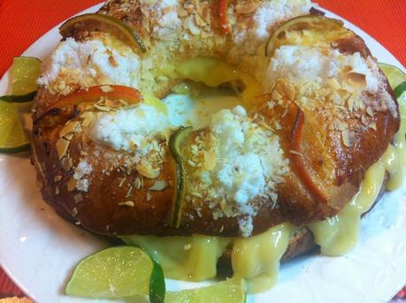 Roscón De Reyes Relleno De Crema Pastelera