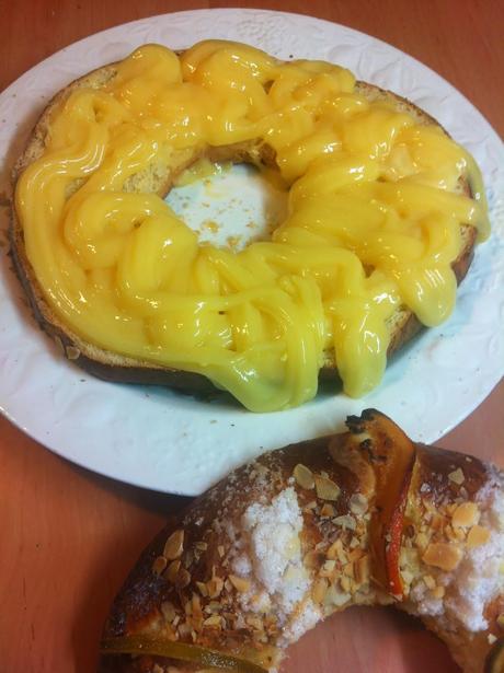 Roscón De Reyes Relleno De Crema Pastelera