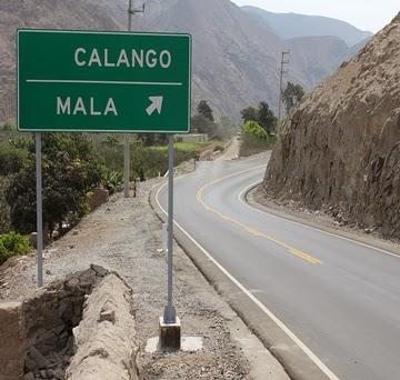 En Cañete: OLLANTA HUMALA Y JAVIER ALVARADO INAUGURAN MEJORAMIENTO DE CARRETERA MALA – CALANGO…