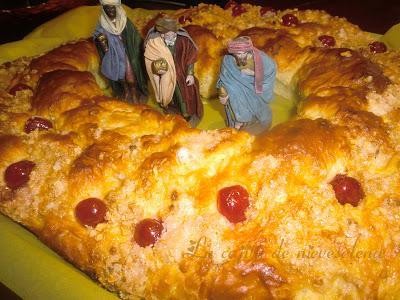 Roscón de Reyes aromatizado con zumo de naranja