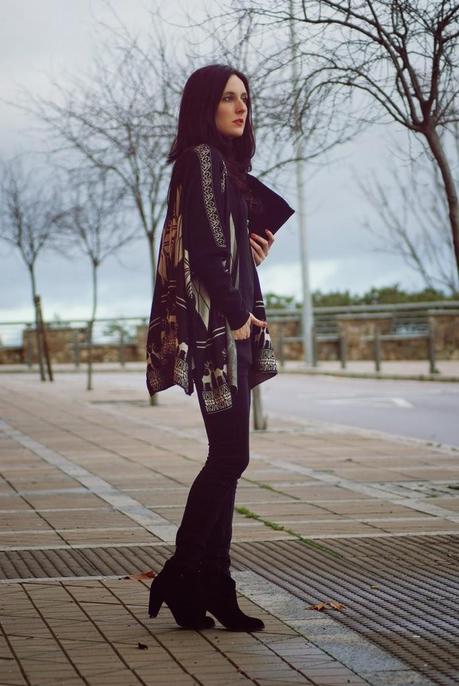 Snow cardigancardigan: Chicnova Sweater: Zara, Jeans: Man...