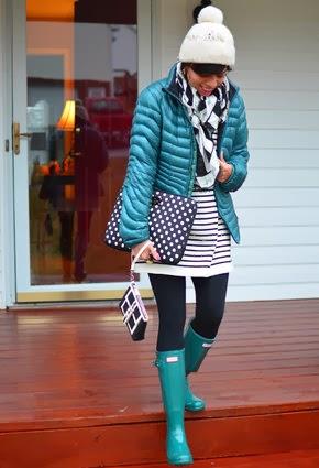 STREET STYLE INSPIRATION; RAIN BOOTS .-