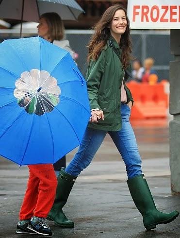 STREET STYLE INSPIRATION; RAIN BOOTS .-