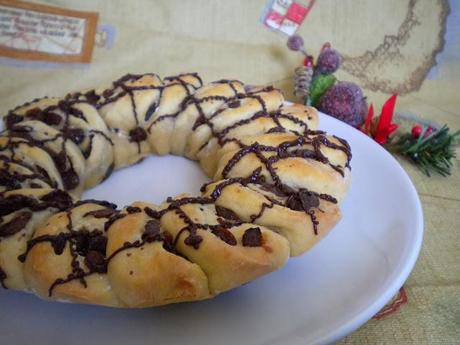 Roscón de chocolate y pasas