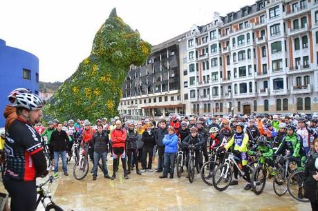 Concentración por los derechos de los Ciclistas