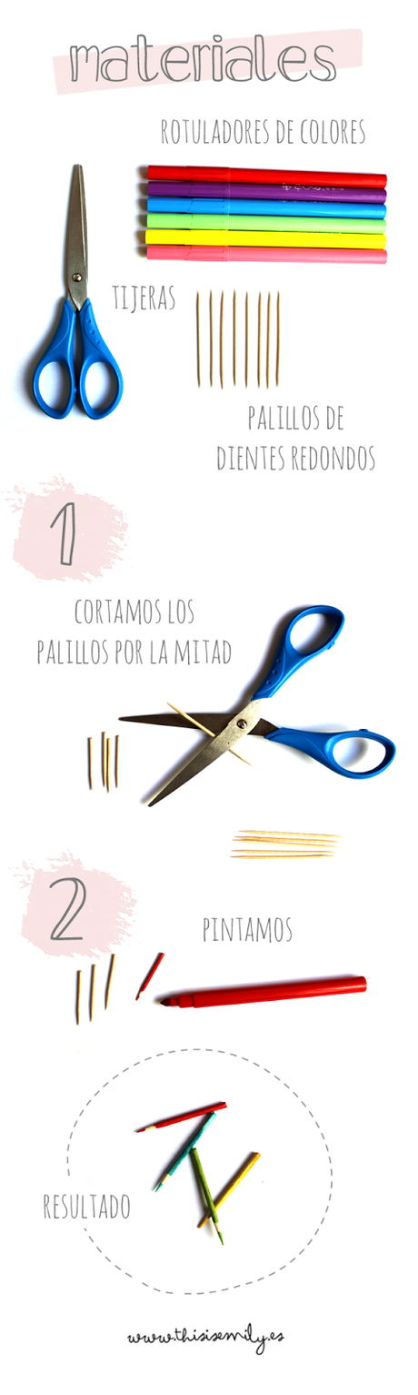 DIY lápices para muñecas