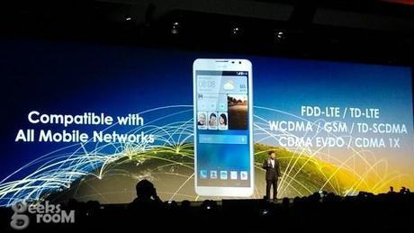 Huawei anunció un nuevo smartphone: Ascend Mate2 4G #CES2014 huawei-ascend-mate2-00014