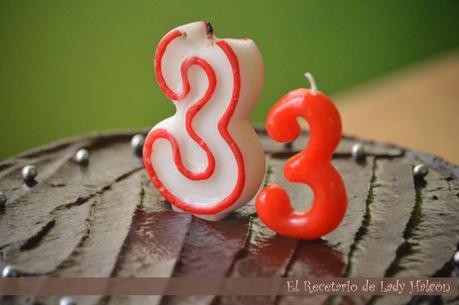 Tarta de chocolate y café para celebrar mi cumpleaños