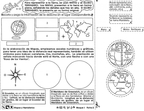 mapas y emisferios