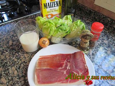 COGOLLOS DE LECHUGA AL HORNO CON BECHAMEL