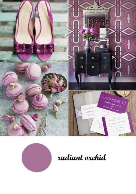 Colour Board. Radiant Orchid #pantone #2014