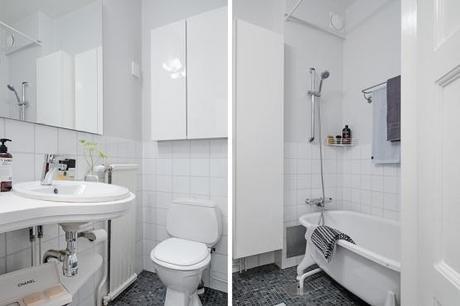 reformas suelo madera blanco Paredes y suelo de madera blanco decoración nórdica escandinava decoración interiores pequeños decoración interiores en blanco cocinas blancas pequeñas cocinas blancas blog decoración nordica escandinava blog decoracion interiores 