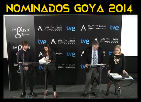 Nominaciones a los premios Goya 2014