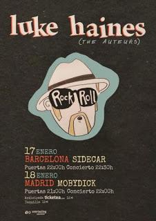Luke Haines actúa este mes en Barcelona y Madrid