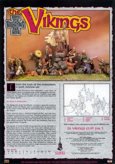 El Descanso del Escriba: Los Vikingos de Warhammer(1986)