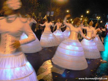 Cabalgata de Reyes 2014 La Coruña ... dedicada a la música